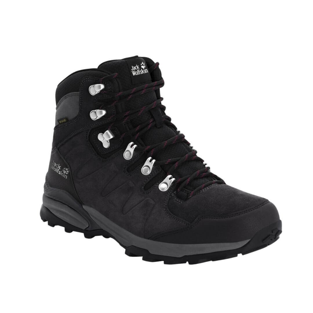 Vandresko dame - Jack Wolfskin Refugio Texapore Mid W - Mørkegrå