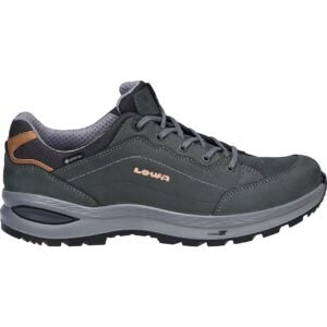 Lowa Womens Renegade Evo GTX Lo Wide (Grøn (GRAPHITE/APRICOT) 39)