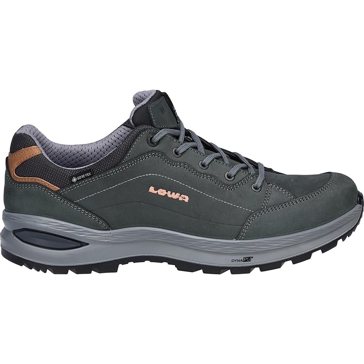 Lowa Womens Renegade Evo GTX Lo Wide (Grøn (GRAPHITE/APRICOT) 39)