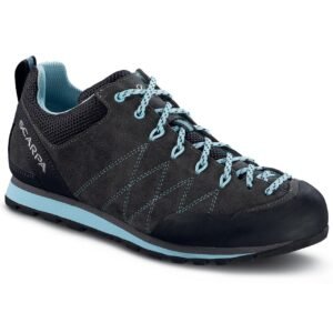 Scarpa Womens Crux (Grå (SHARK/BLUE RADIANCE) 38)
