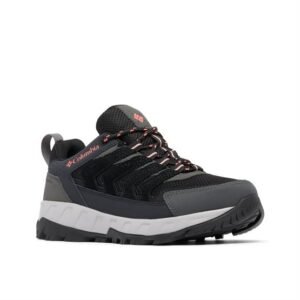 Columbia Womens Strata Trail Low WP, Black / Juicy
